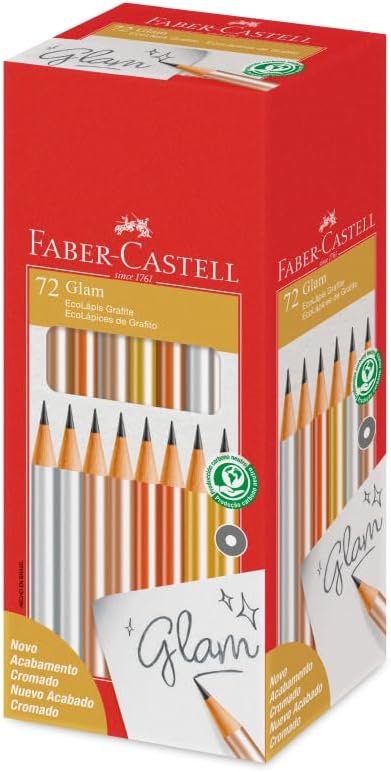 EcoLápis Grafite Glam Display 72 Unidades -  Faber-Castell