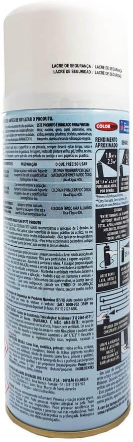 Spray 350 ml Branco Brilhante - Colorgin