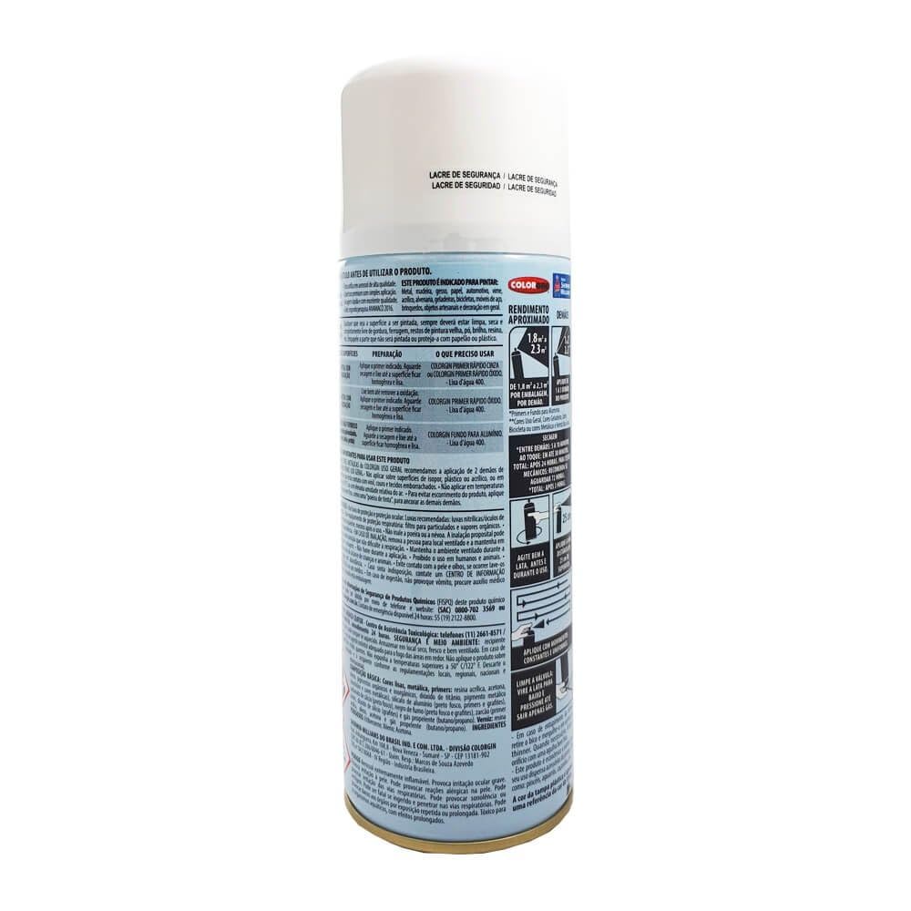 Spray 400ml Branco Fosco Intenso - Colorgin