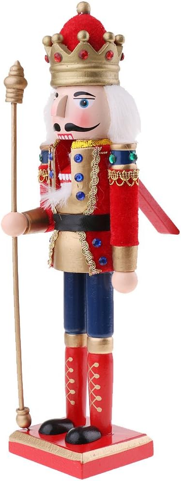 Clássicas De Quebra-Nozes 30 Cm De Madeira Do Nutcracker Figurine Home Decor Red