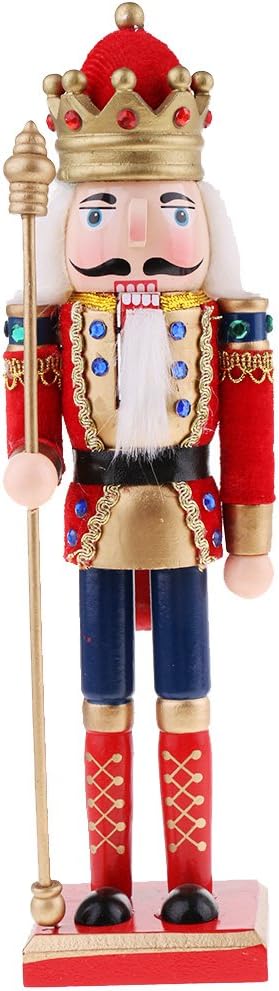 Clássicas De Quebra-Nozes 30 Cm De Madeira Do Nutcracker Figurine Home Decor Red