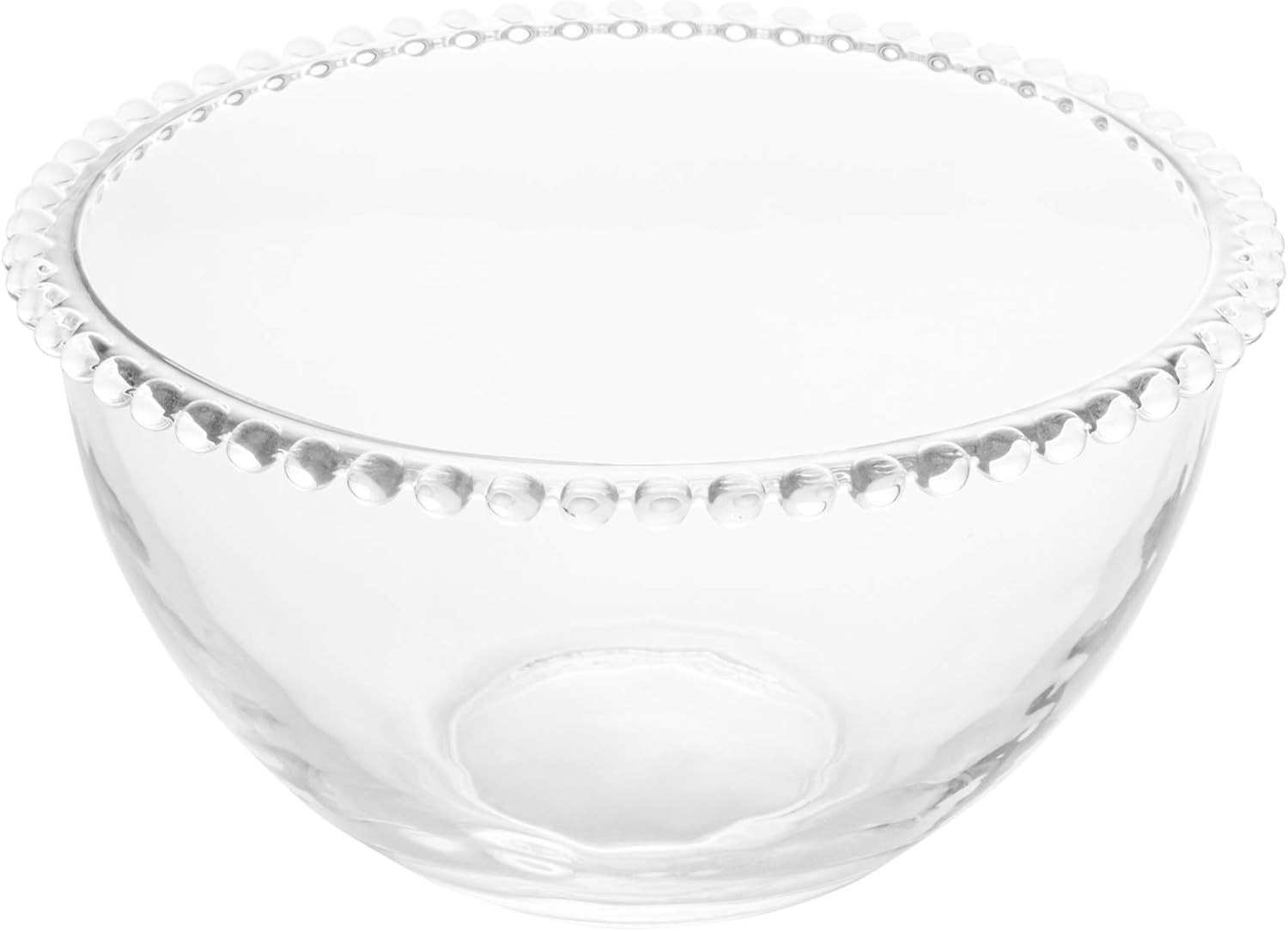 Saladeira de Cristal Pearl Transparente 21 x 12 cm - Wolff