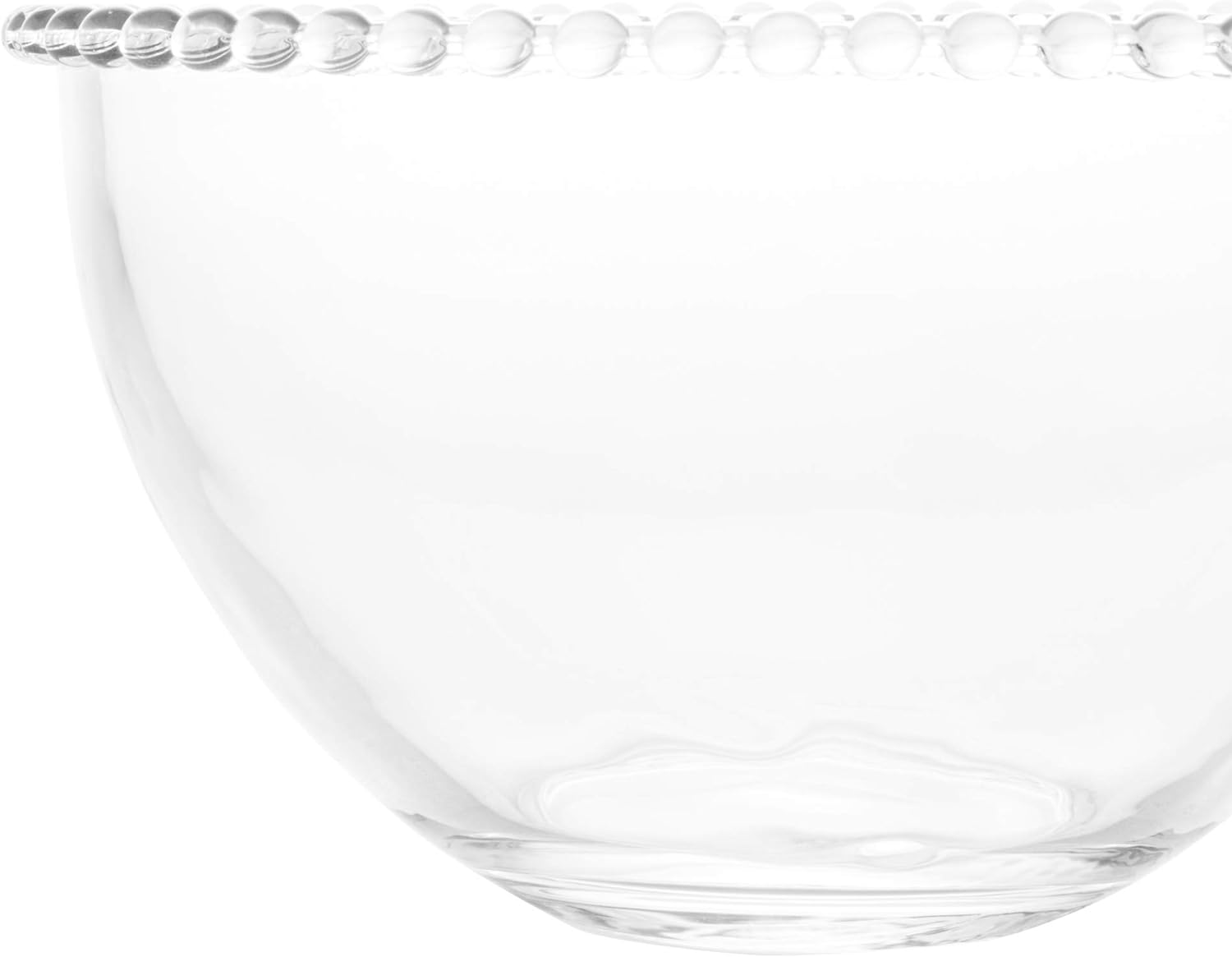 Saladeira de Cristal Pearl Transparente 21 x 12 cm - Wolff