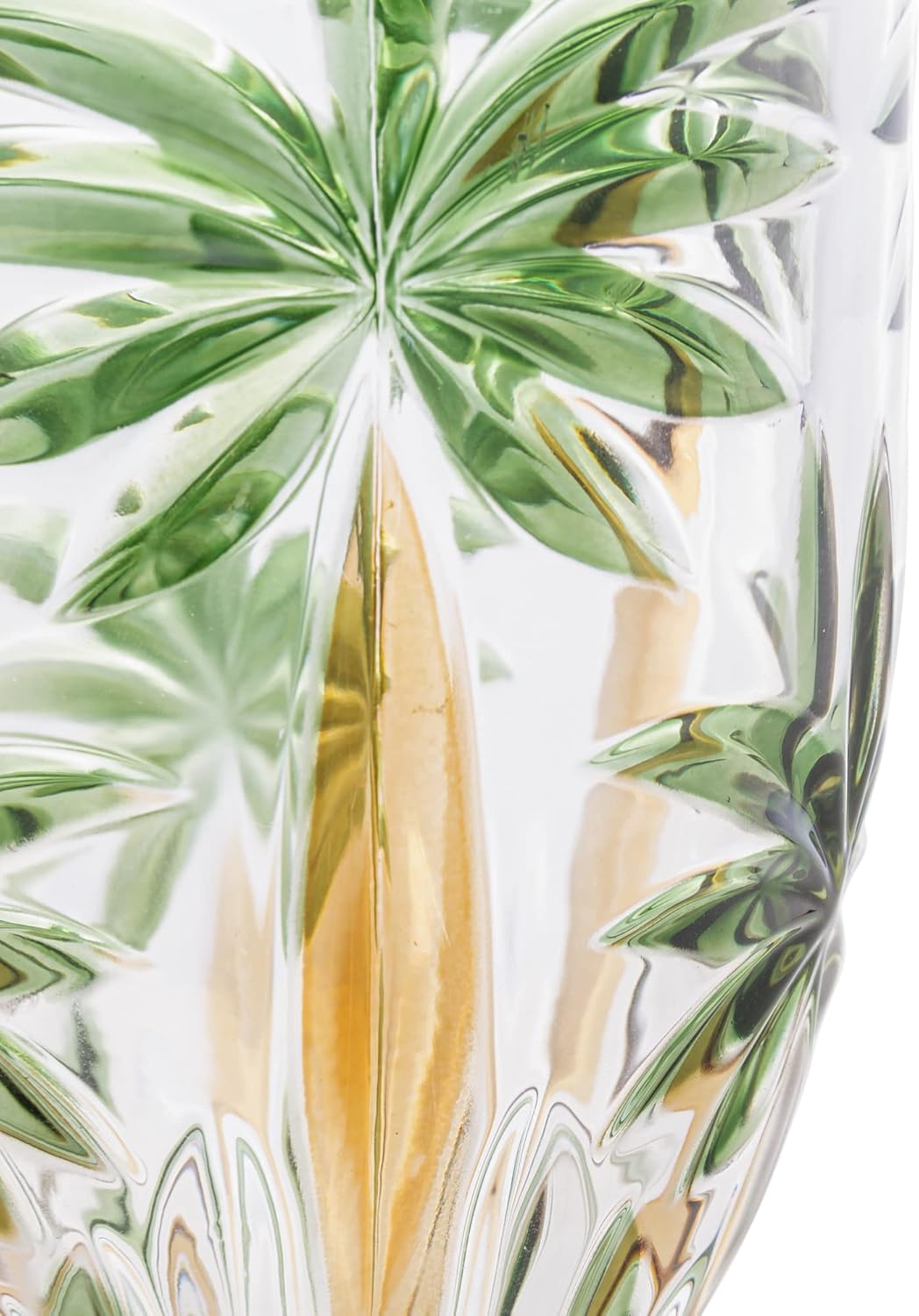 Conjunto de Taças de Cristal Palm Tree 6 Peças Multicor 450 ml - Wolff