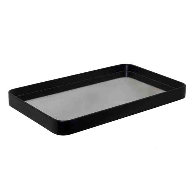 Bandeja Decorativa 93cm Preto Rústico com Espelho